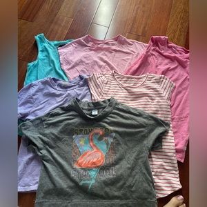 Girls set of 6 summer tops 🌞